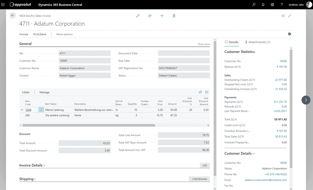 Benutzeroberfläche Englisch